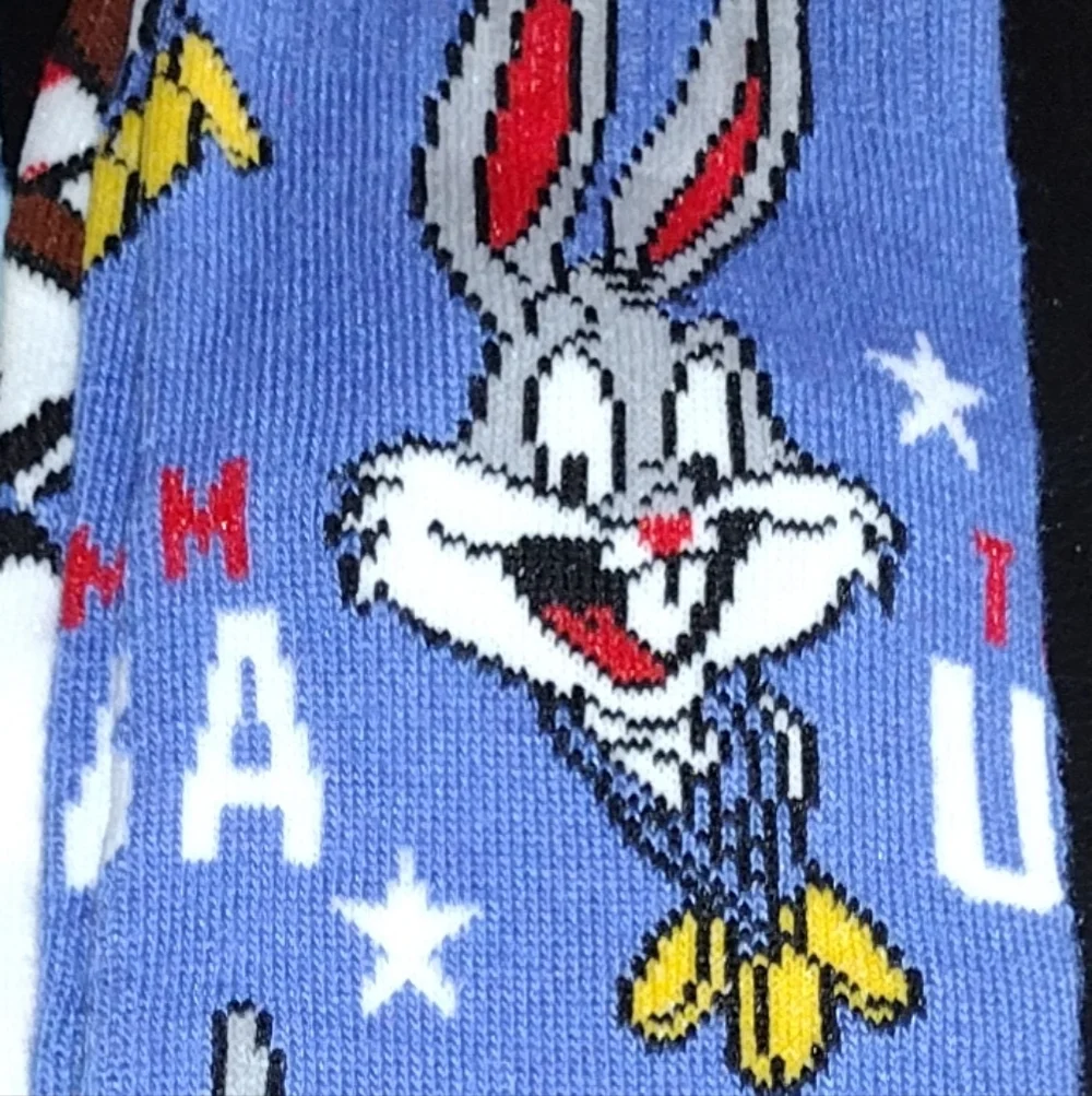 Looney Tunes & Warner Bros. Bugs Bunny SpongeBob Squidward Mr Krabs Sock Bundle